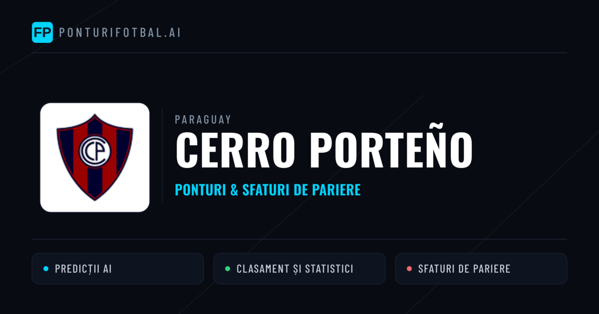 Cerro Porteño Ponturi și statistici