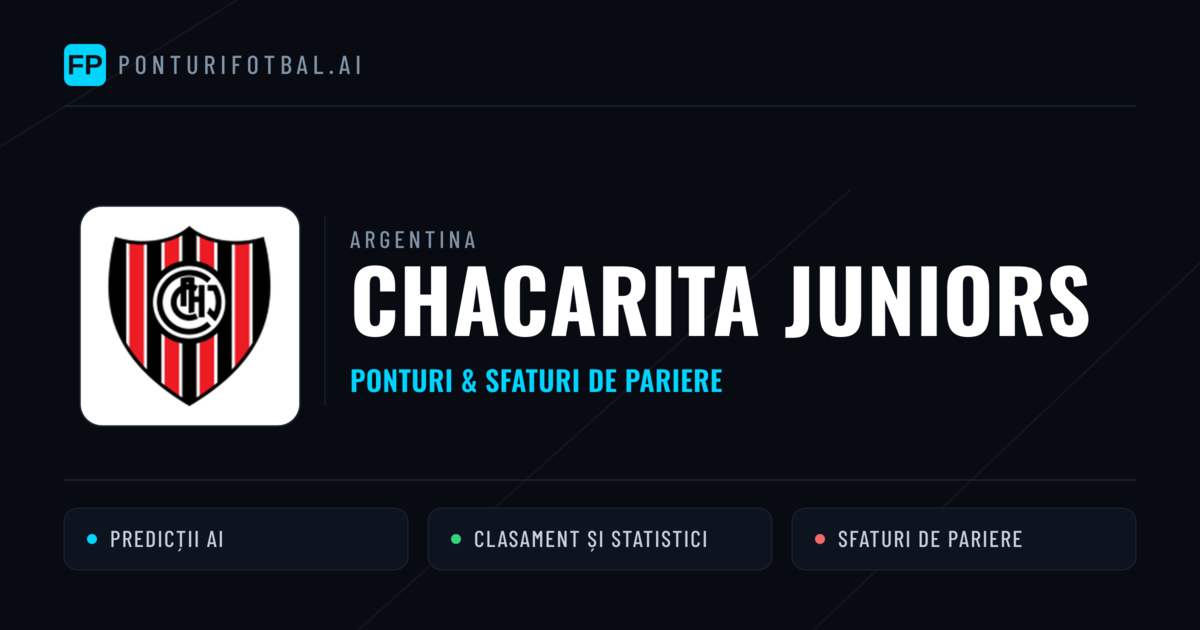 Chacarita Juniors Ponturi și statistici