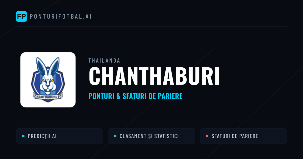 Chanthaburi Ponturi și statistici