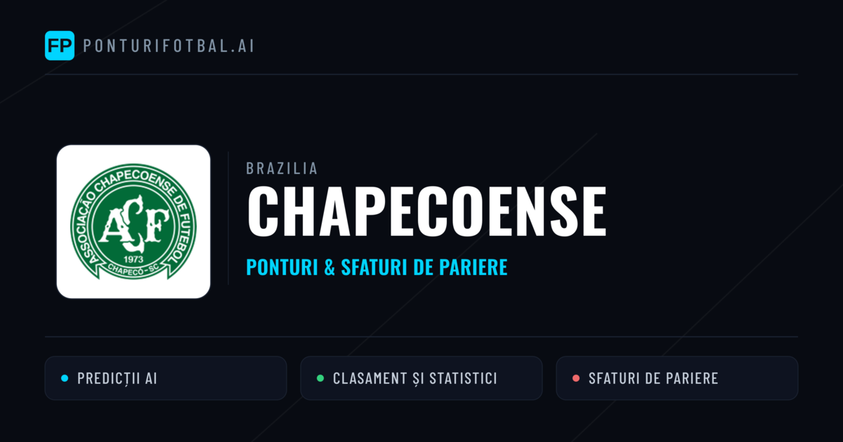 Chapecoense Ponturi și statistici