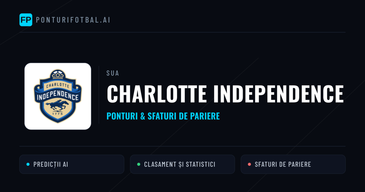 Charlotte Independence Ponturi și statistici