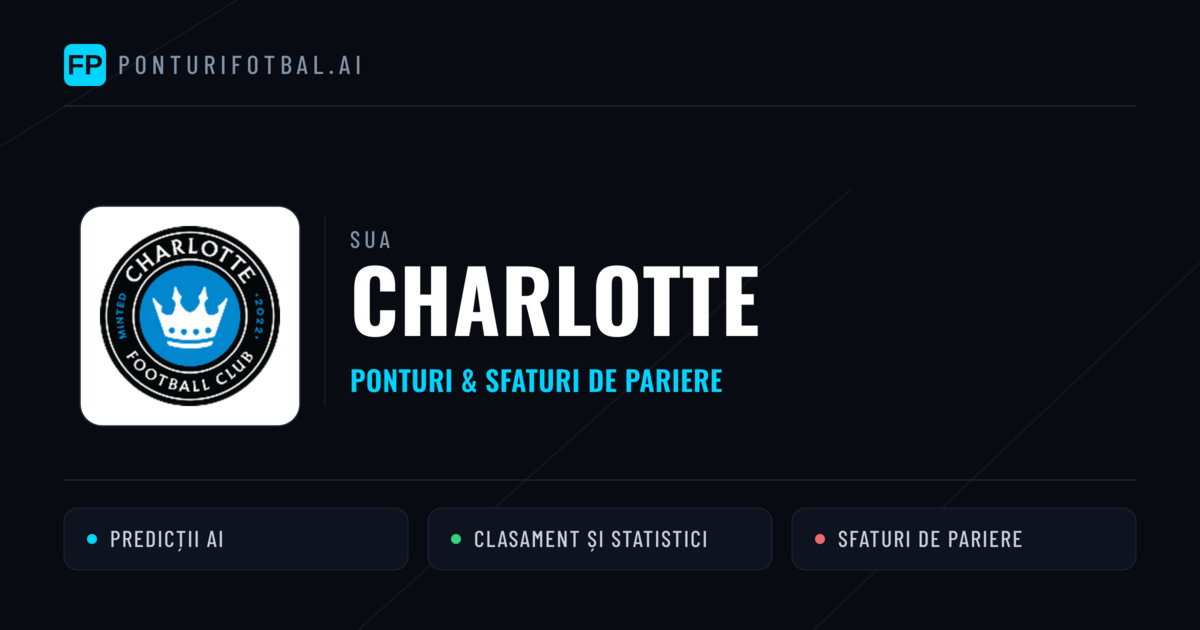 Charlotte Ponturi și statistici