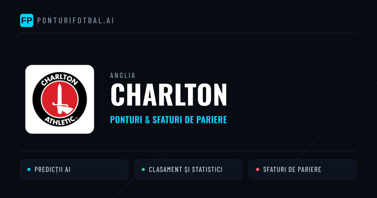 Charlton Ponturi și statistici
