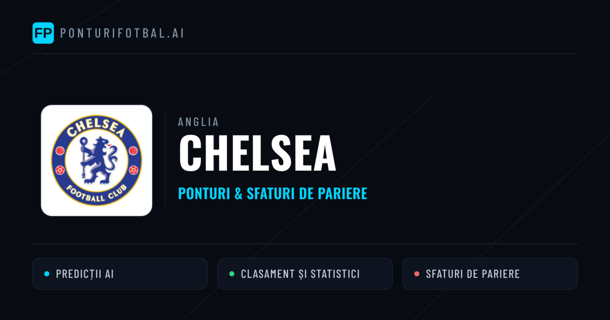 Chelsea Ponturi și statistici