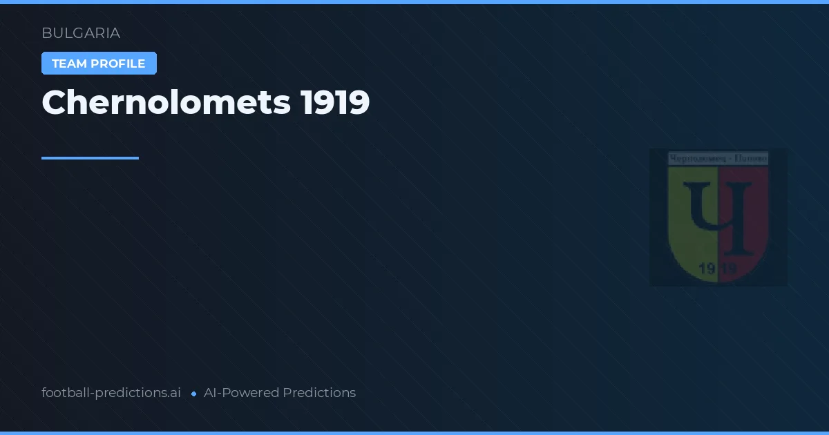 Chernolomets 1919 Ponturi și statistici