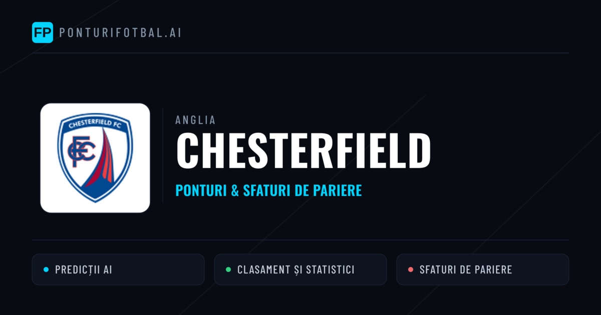 Chesterfield Ponturi și statistici