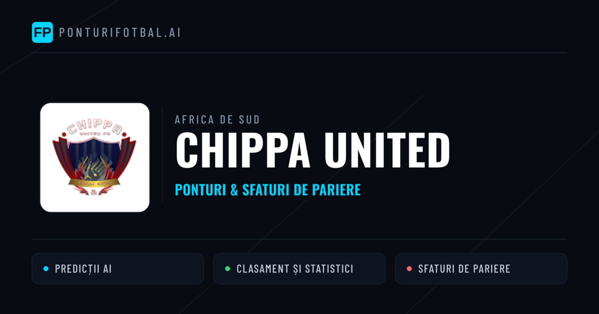 Chippa United Ponturi și statistici