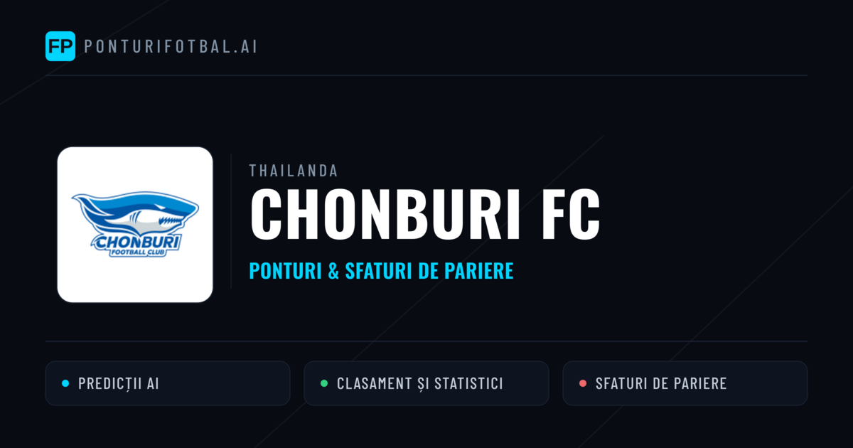 Chonburi FC Ponturi și statistici