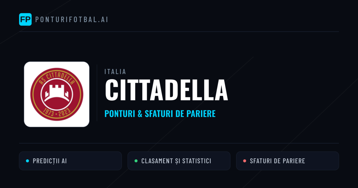 Cittadella Ponturi și statistici