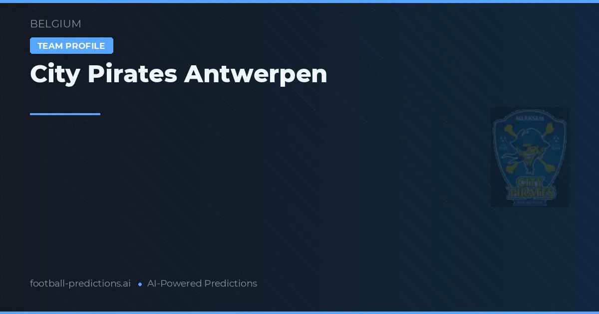 City Pirates Antwerpen Ponturi și statistici