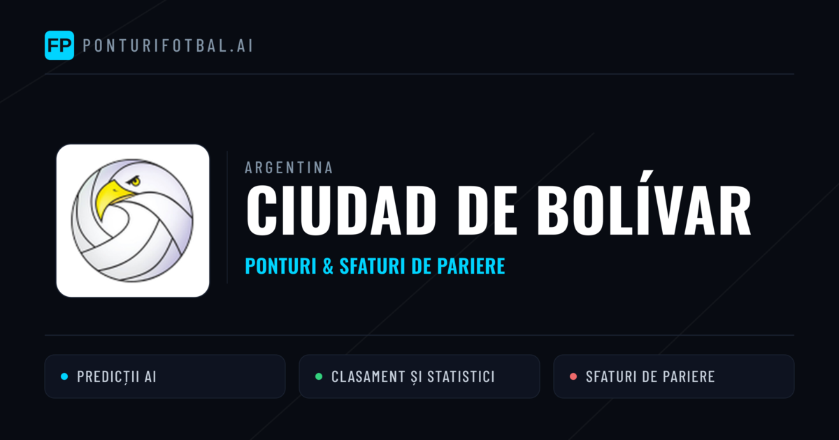 Ciudad de Bolívar Ponturi și statistici