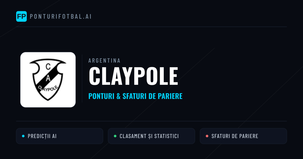 Claypole Ponturi și statistici
