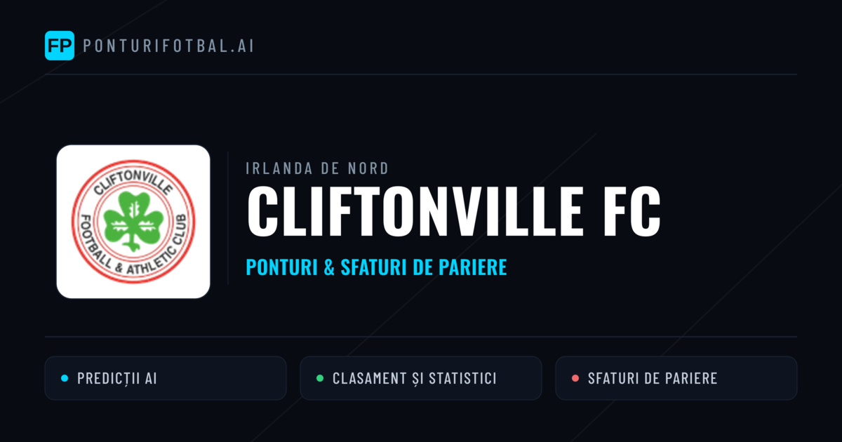 Cliftonville FC Ponturi și statistici
