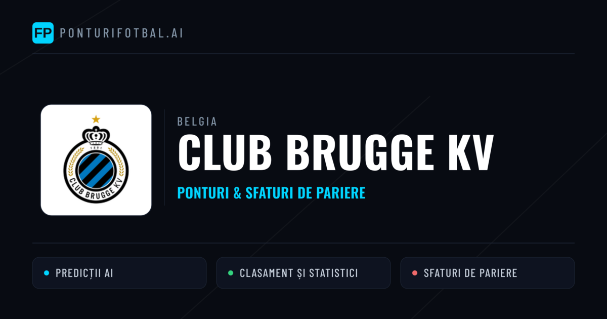 Club Brugge KV Ponturi și statistici