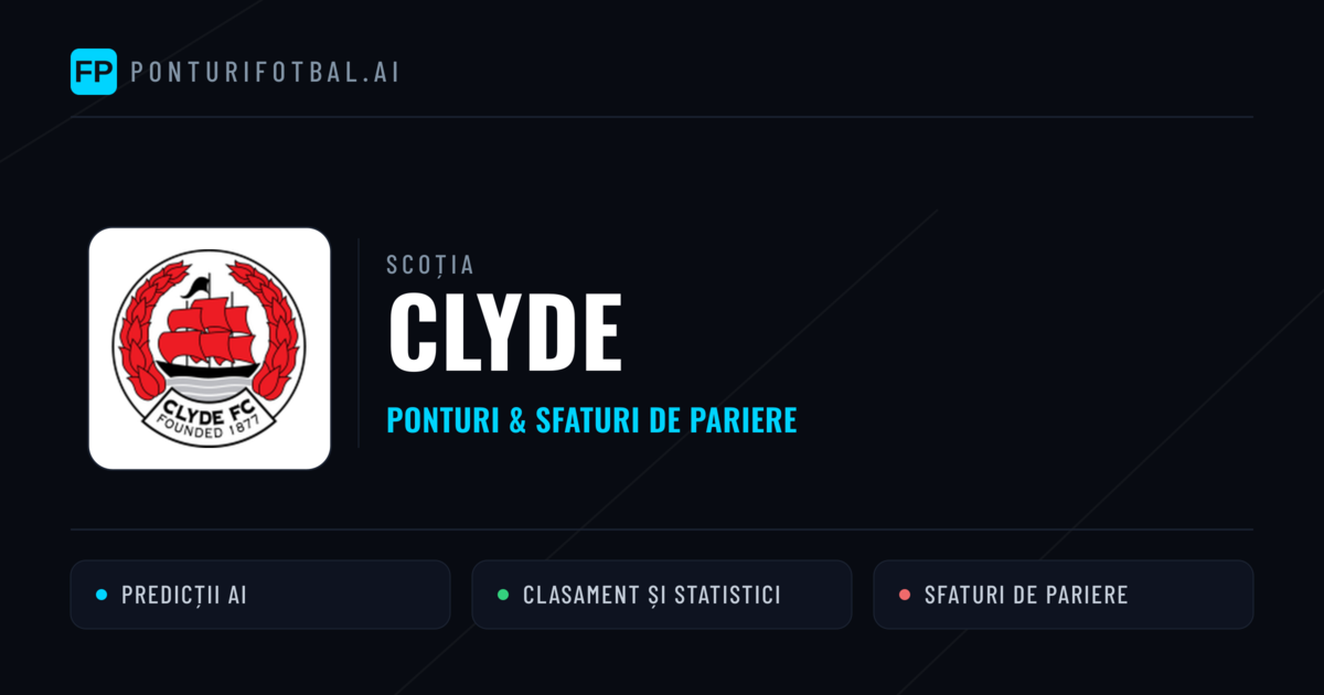 Clyde Ponturi și statistici