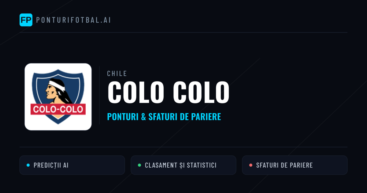 Colo Colo Ponturi și statistici
