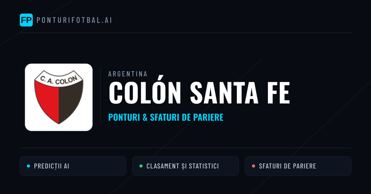 Colón Santa Fe Ponturi și statistici