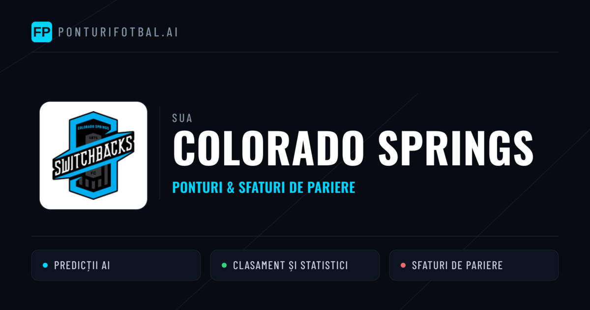 Colorado Springs Ponturi și statistici