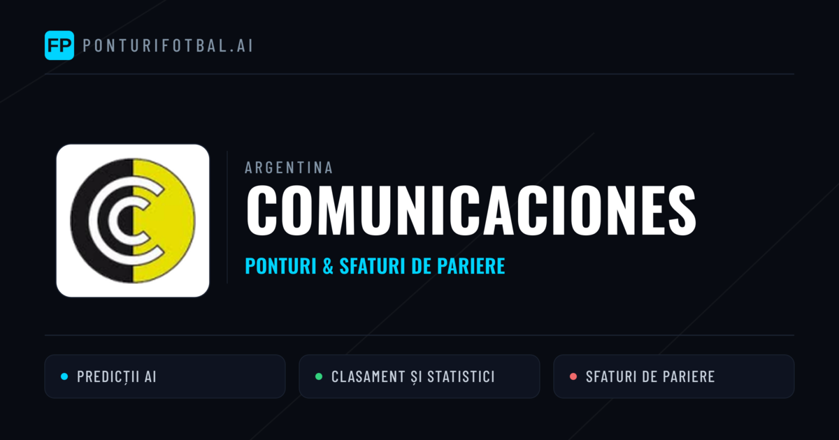 Comunicaciones Ponturi și statistici
