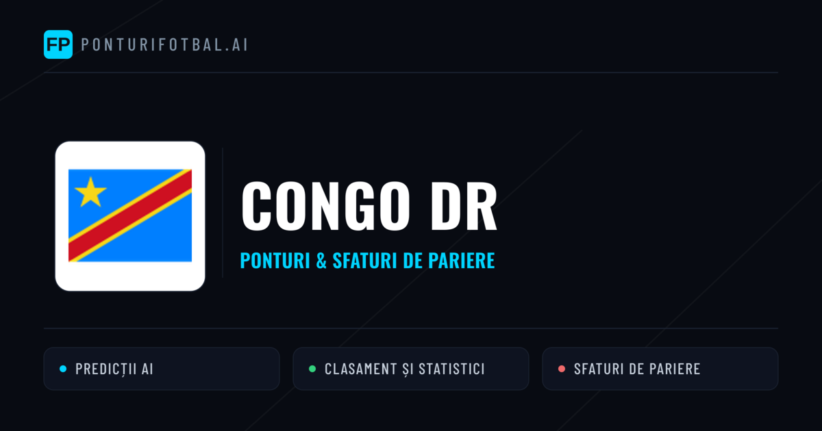 Congo DR Ponturi și statistici