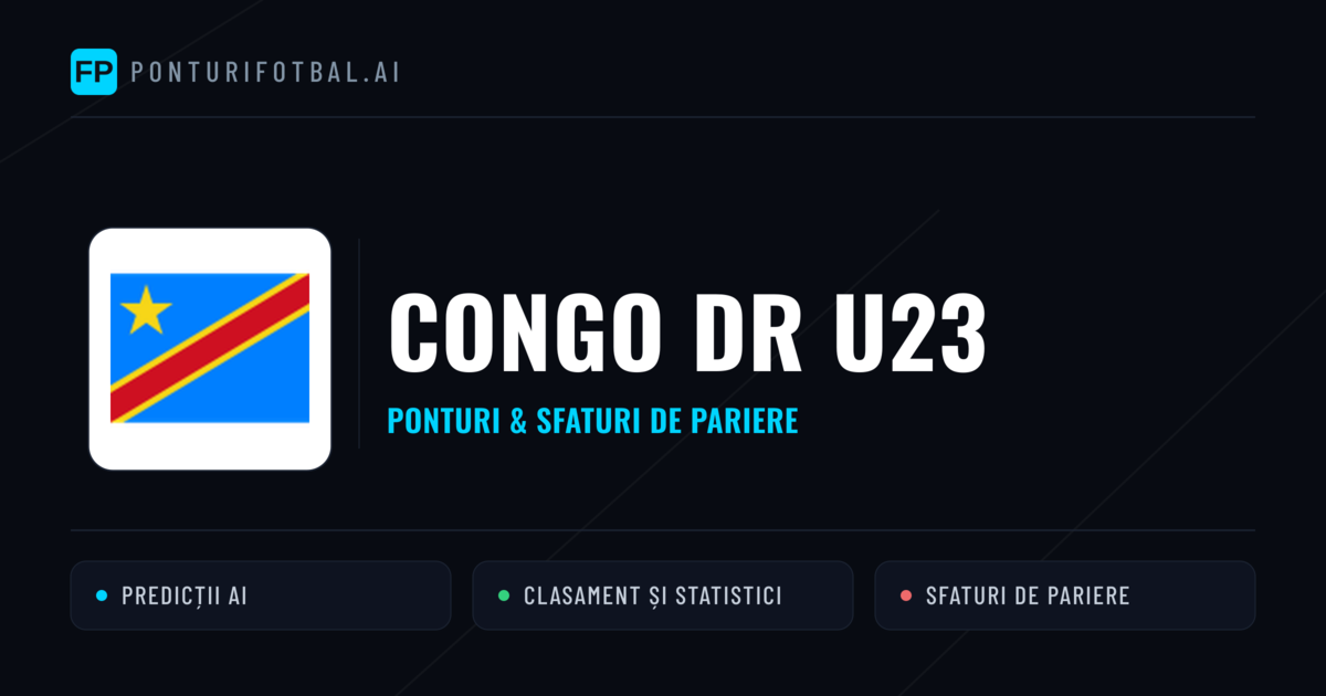Congo DR U23 Ponturi și statistici
