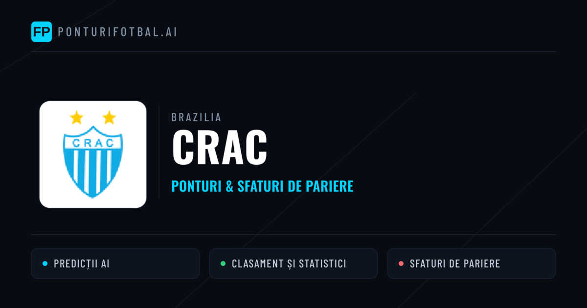 CRAC Ponturi și statistici
