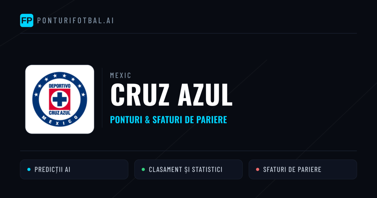 Cruz Azul Ponturi și statistici