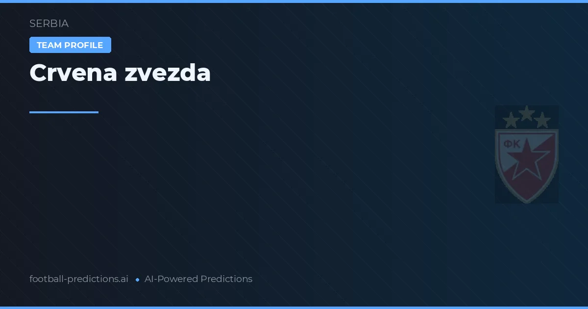 Crvena zvezda W Ponturi și statistici