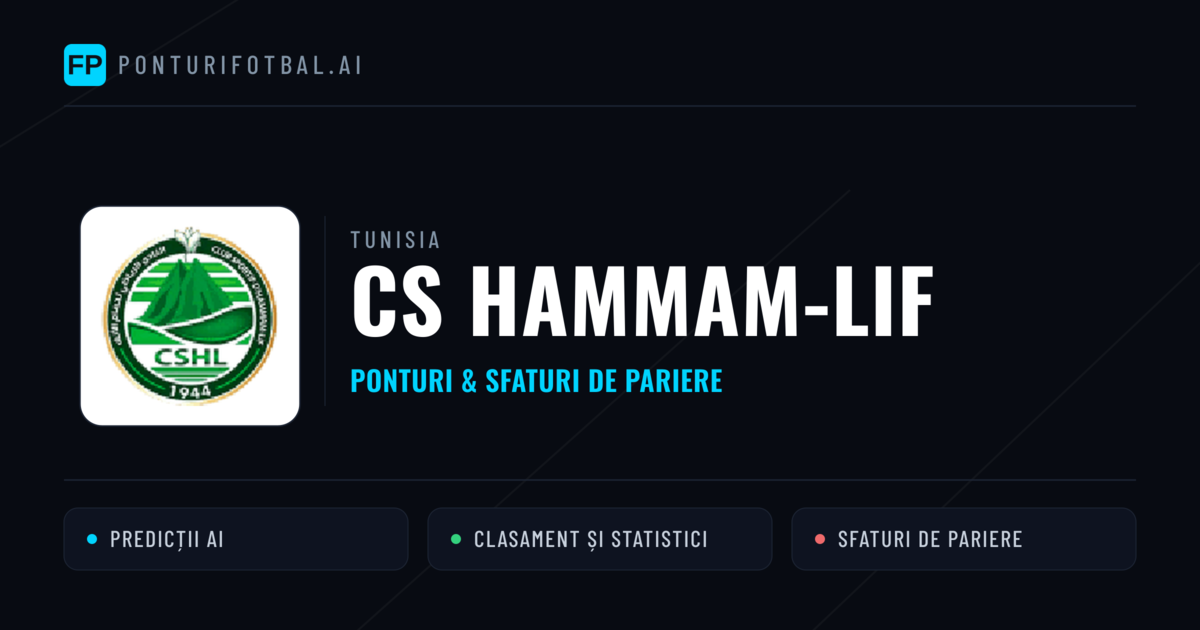 CS Hammam-Lif Ponturi și statistici