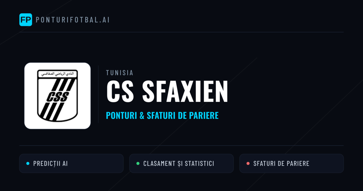 CS Sfaxien Ponturi și statistici