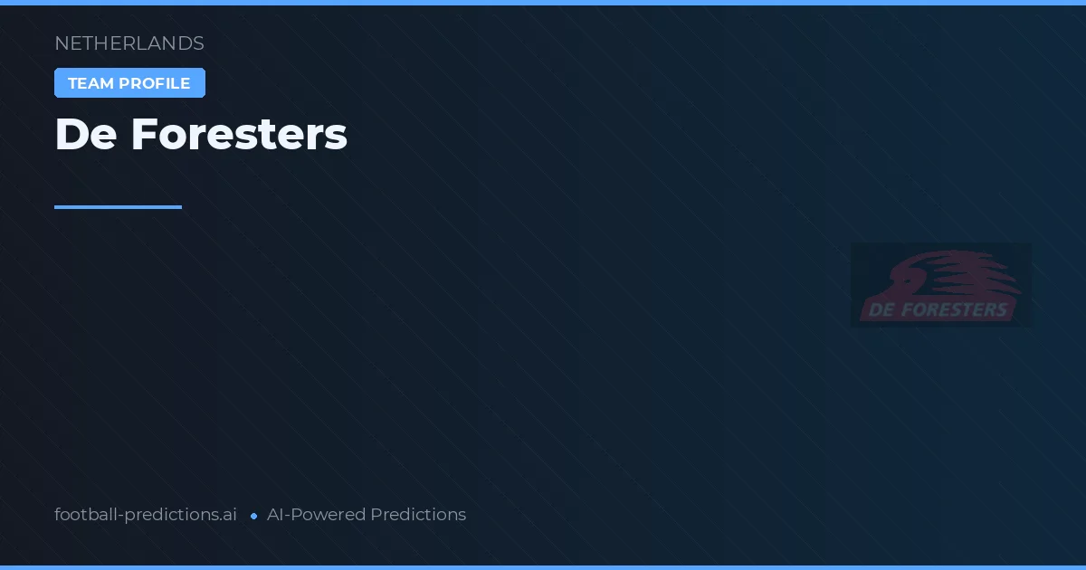 De Foresters Ponturi și statistici