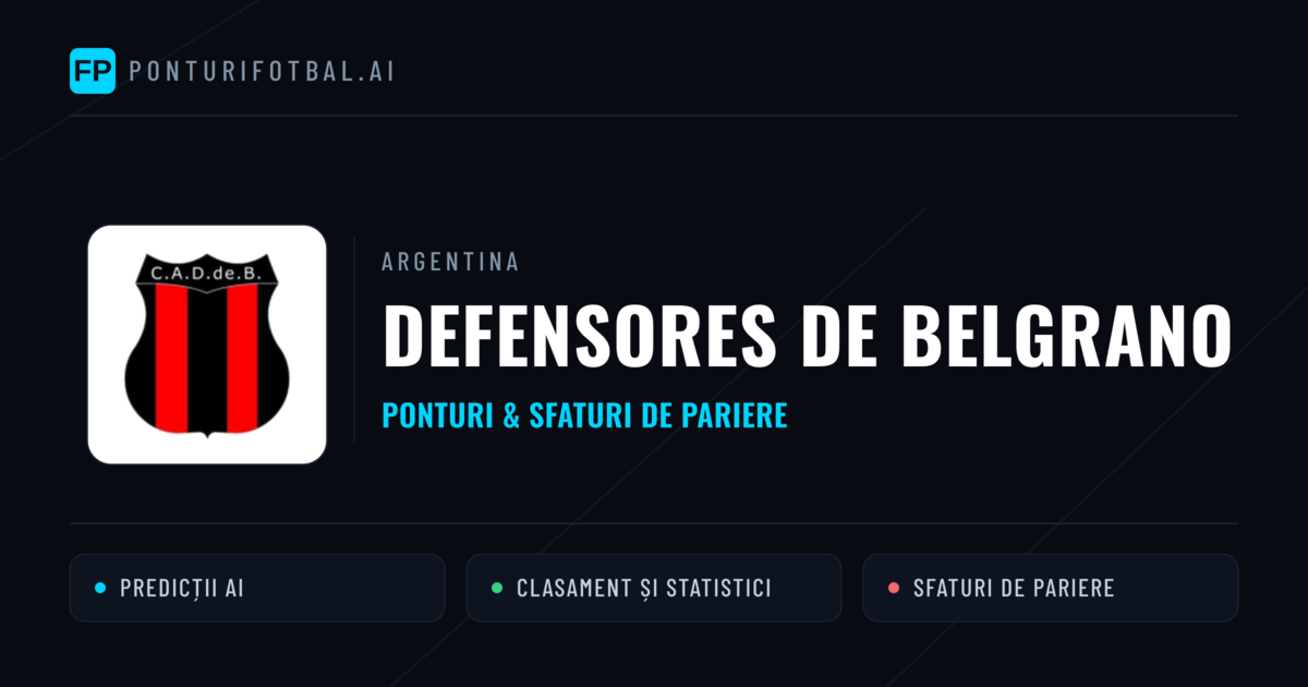 Defensores de Belgrano Ponturi și statistici