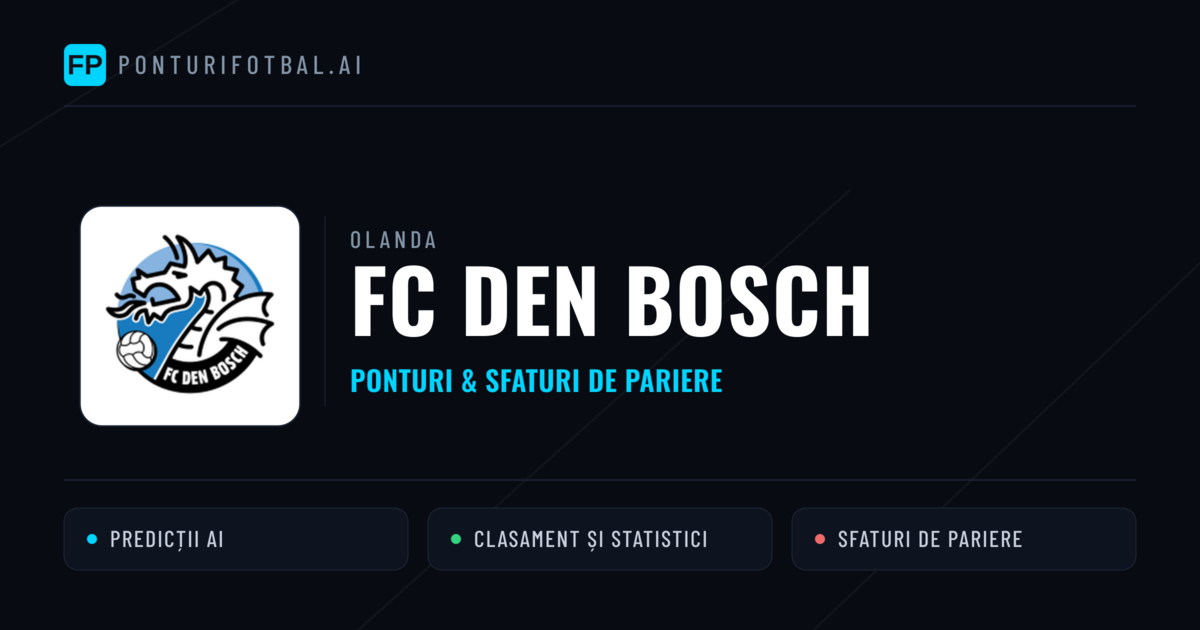FC Den Bosch Ponturi și statistici