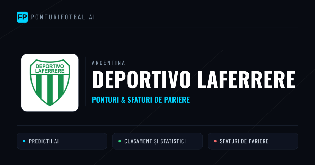 Deportivo Laferrere Ponturi și statistici