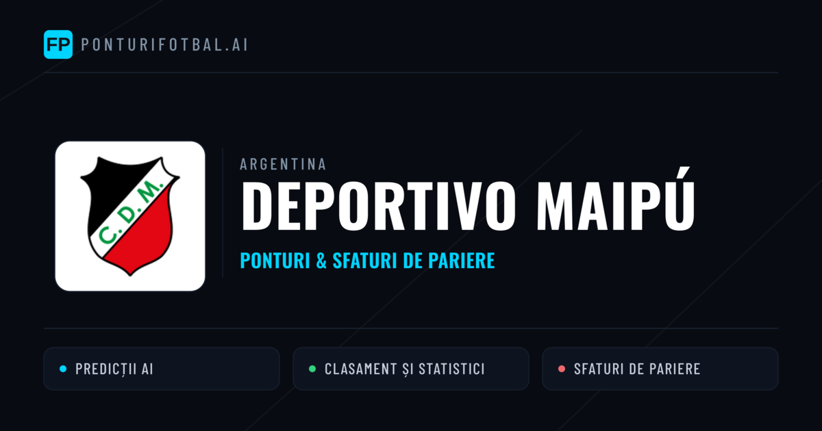 Deportivo Maipú Ponturi și statistici