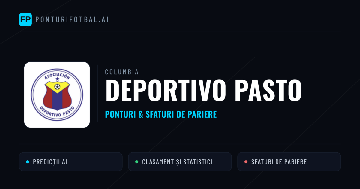Deportivo Pasto Ponturi și statistici