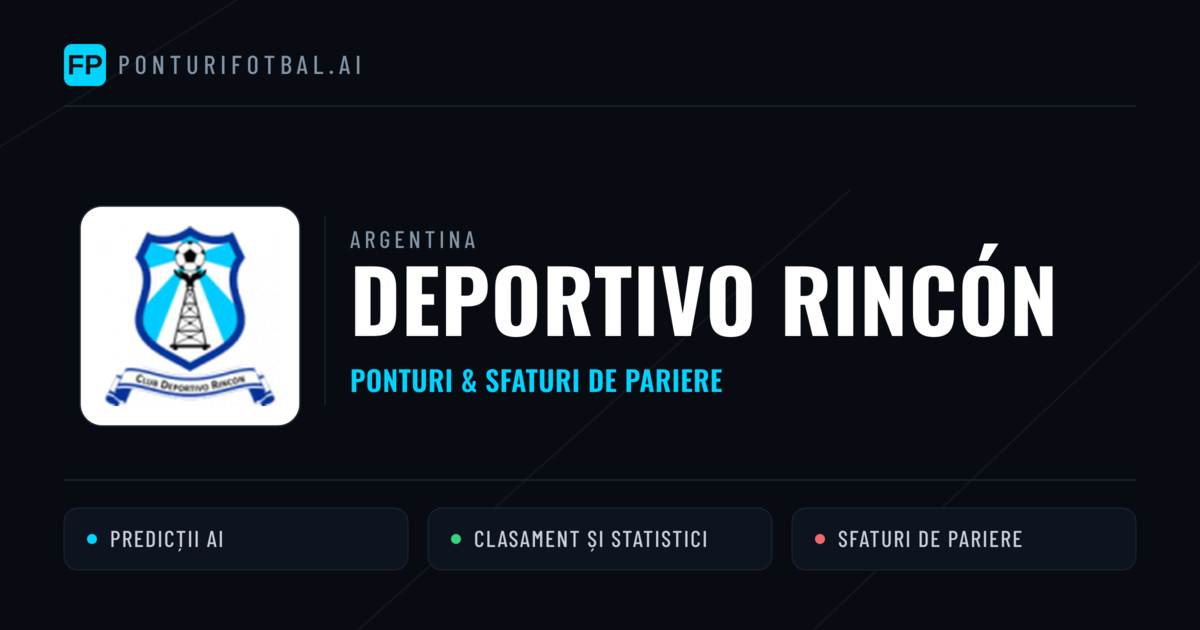 Deportivo Rincón Ponturi și statistici