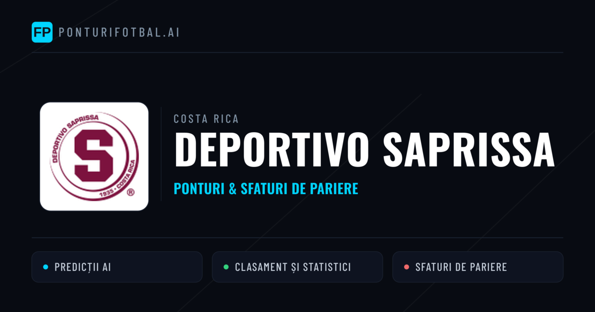 Deportivo Saprissa Ponturi și statistici