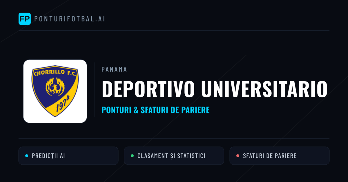 Deportivo Universitario Ponturi și statistici