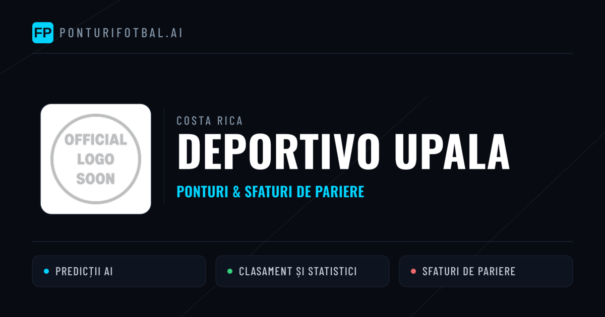 Deportivo Upala Ponturi și statistici