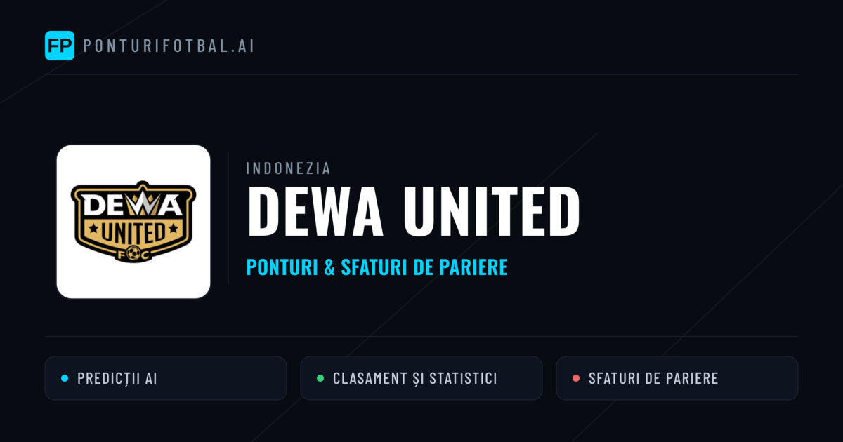 Dewa United Ponturi și statistici