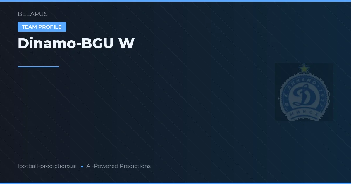 Dinamo-BGU W Ponturi și statistici