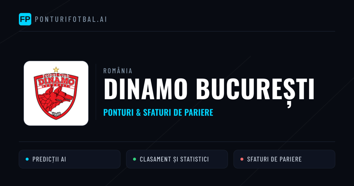 Dinamo București Ponturi și statistici
