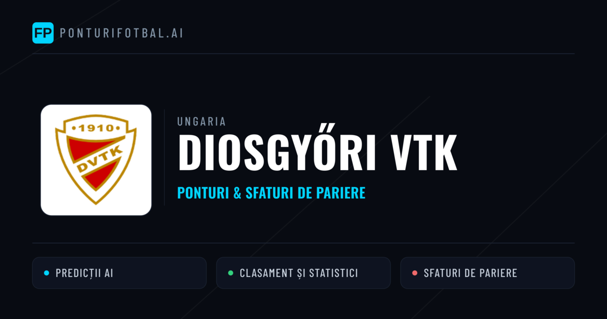 Diosgyőri VTK Ponturi și statistici