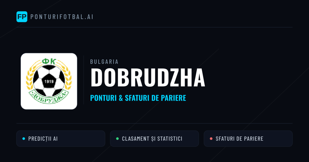 Dobrudzha Ponturi și statistici