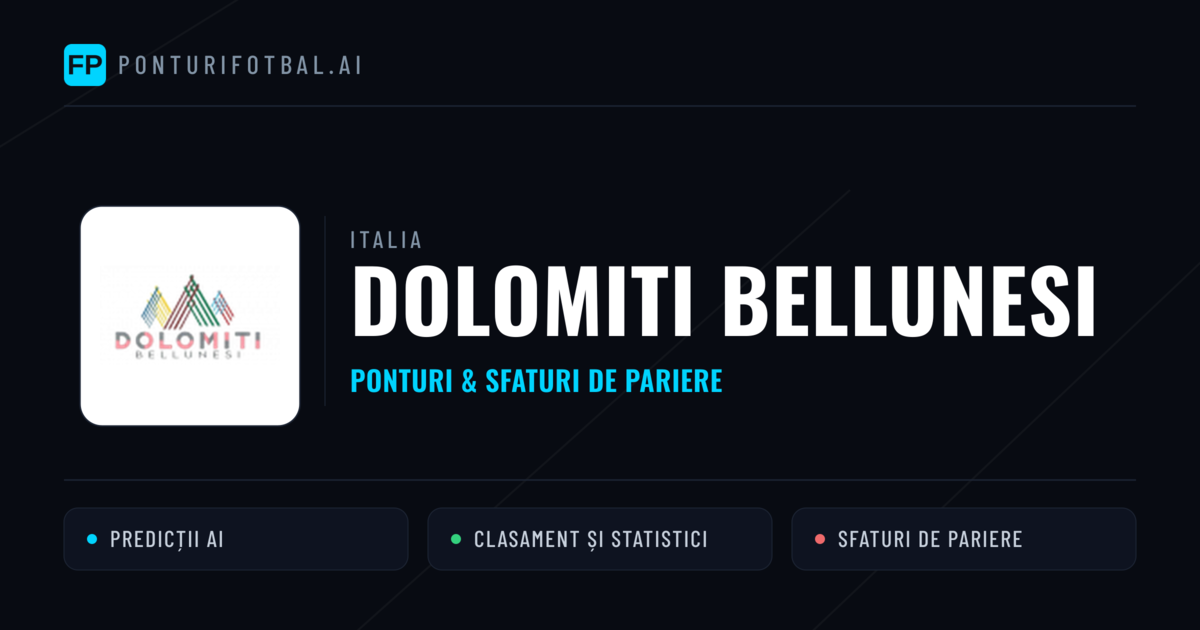 Dolomiti Bellunesi Ponturi și statistici