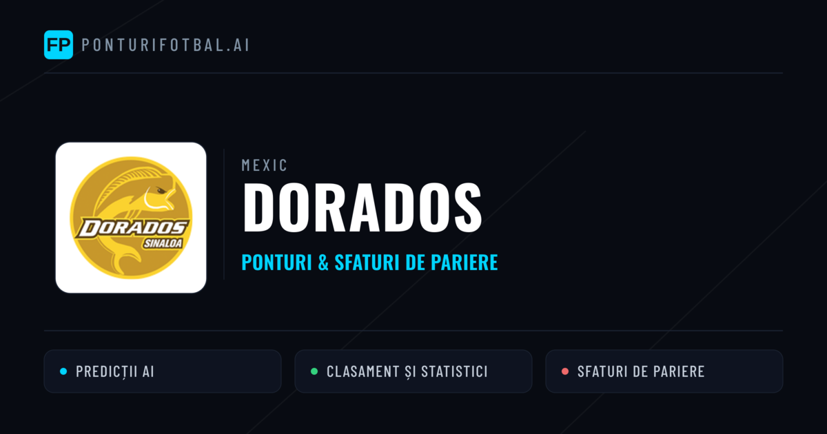 Dorados Ponturi și statistici