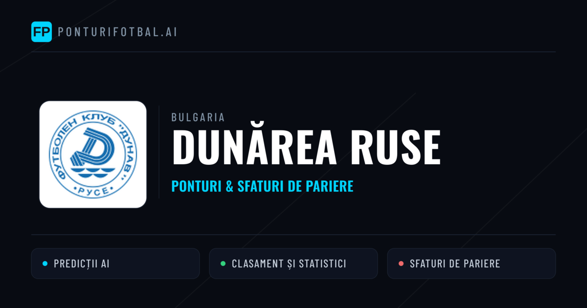 Dunărea Ruse Ponturi și statistici