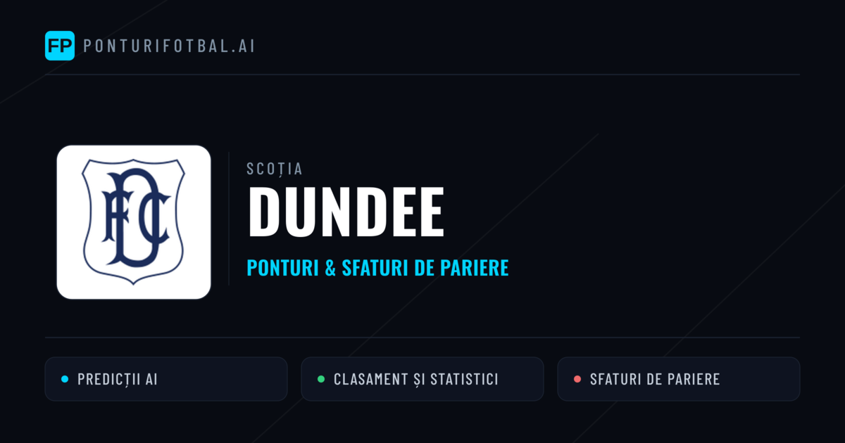 Dundee Ponturi și statistici