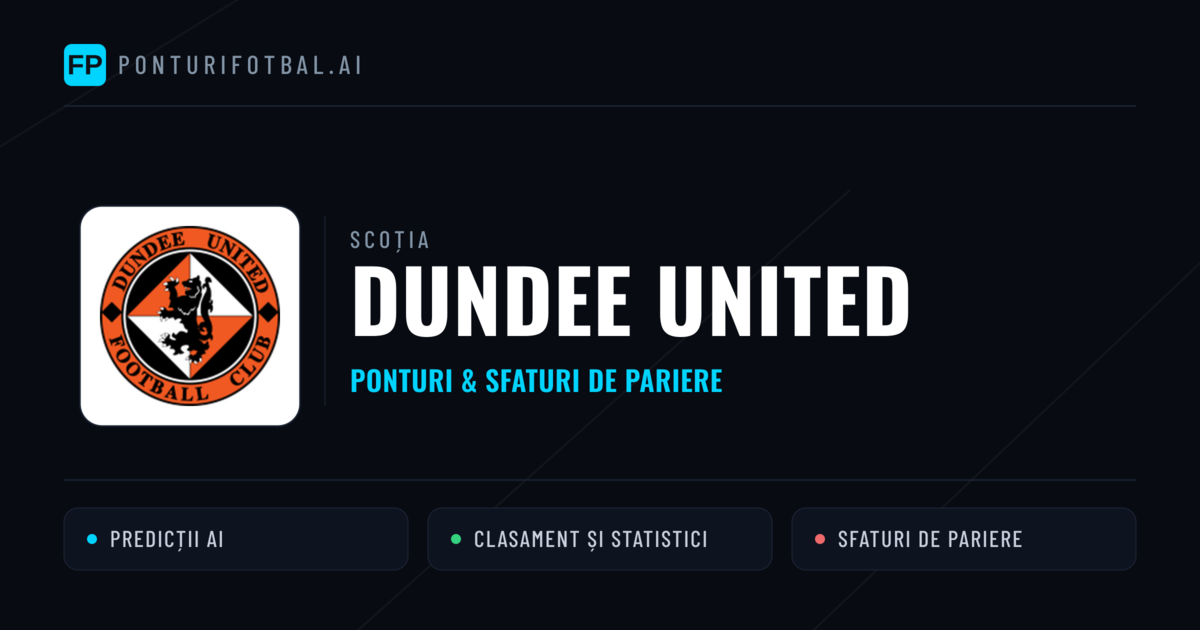 Dundee United Ponturi și statistici
